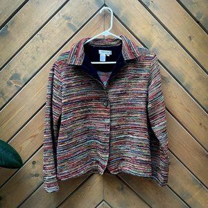 Coldwater Creek Women's Blazer Small Multi-colored